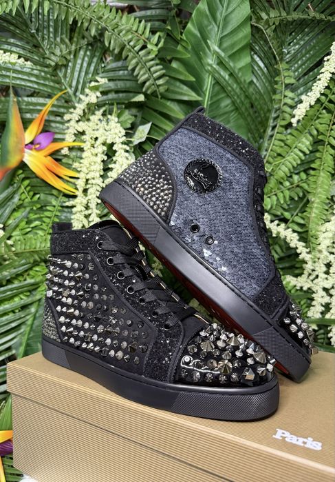 Christian Louboutin High Multi Black Spikes