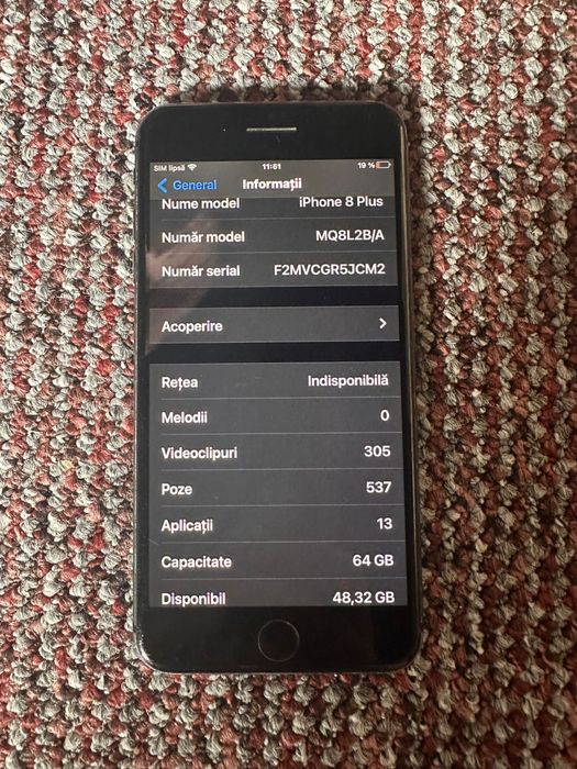 Iphone 8 Plus Space Grey
