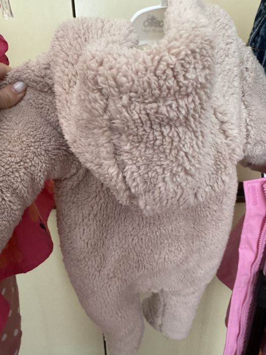 Бебешки космонавт бежов  с качулка Bebeto Mayoral Next