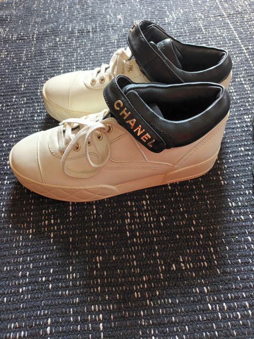 Chanel кецове ест.кожа