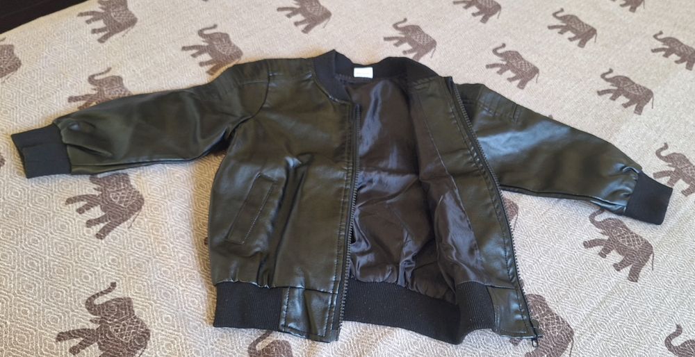 Детско кожено яке 2-3 год.