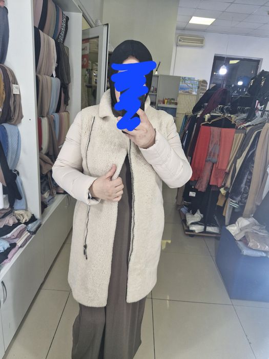 Пуховик комбинированный 42 размера