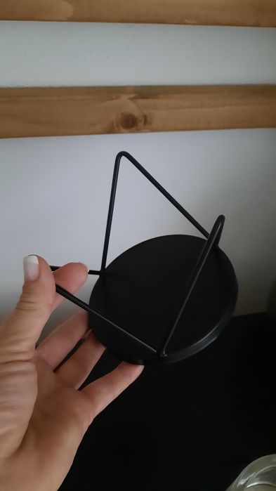 Suport lumanari din sticla groasa