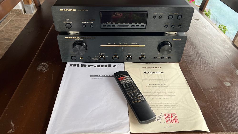 Marantz pm7001 ki усилвател + тунер КАТО НОВИ!