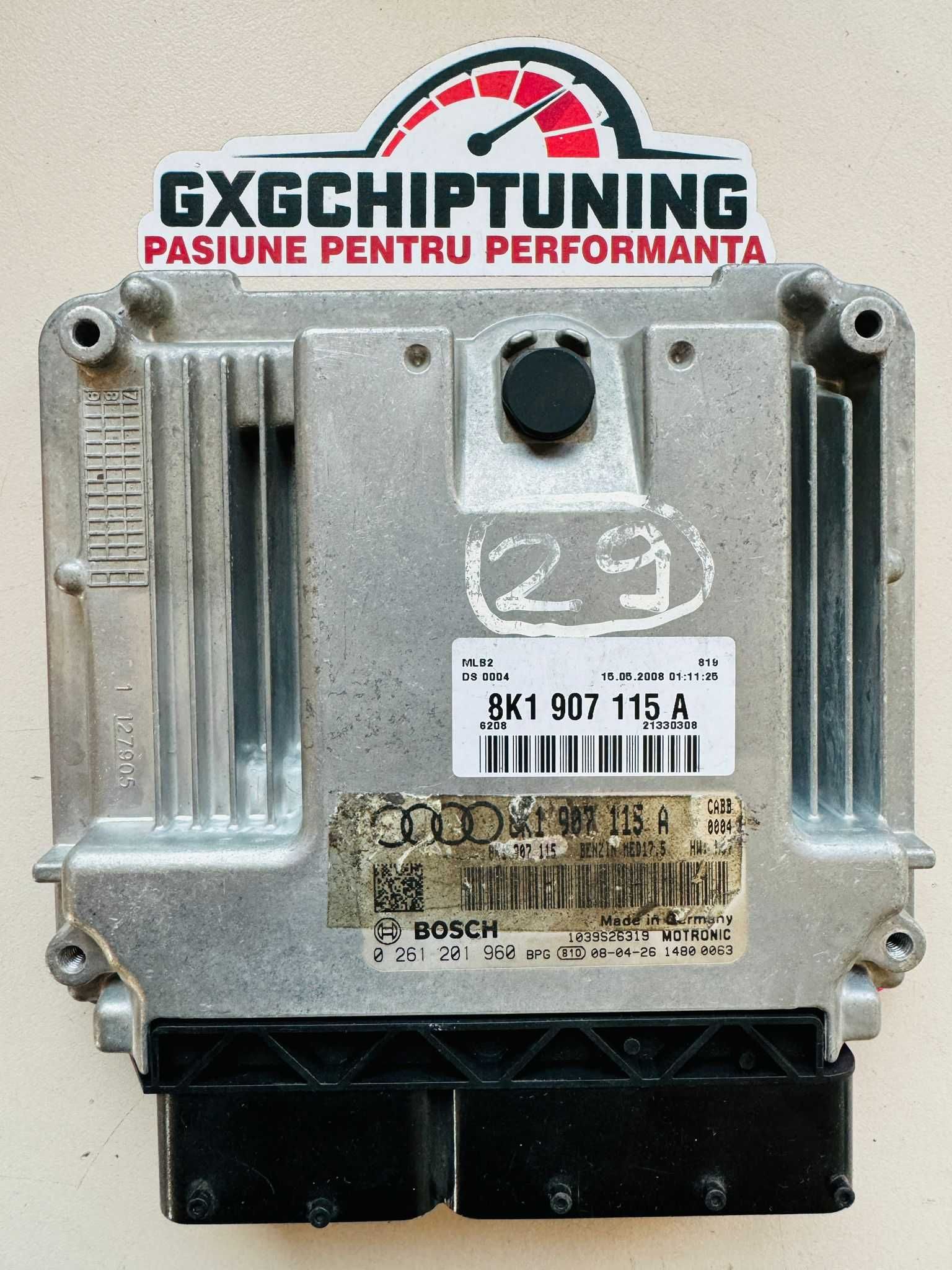 Calculator motor Audi A4 1.8 8K1907115A 0261201960 MED17.5