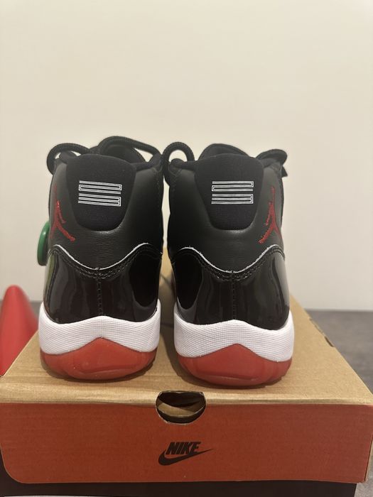 Jordan 11 Retro Black White Red - Size - 40 , 40,5 -