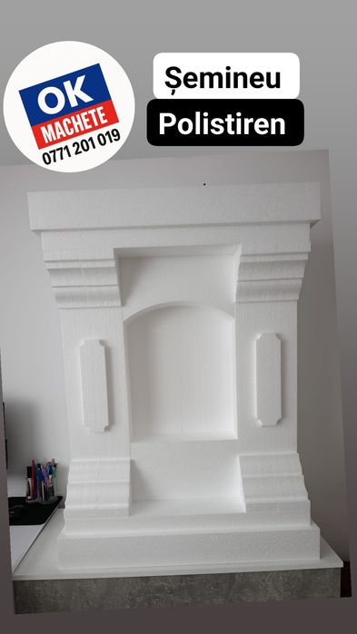 Șemineu Decorativ - Polistiren