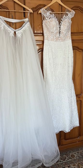 Vând rochie de mireasă 2 în 1