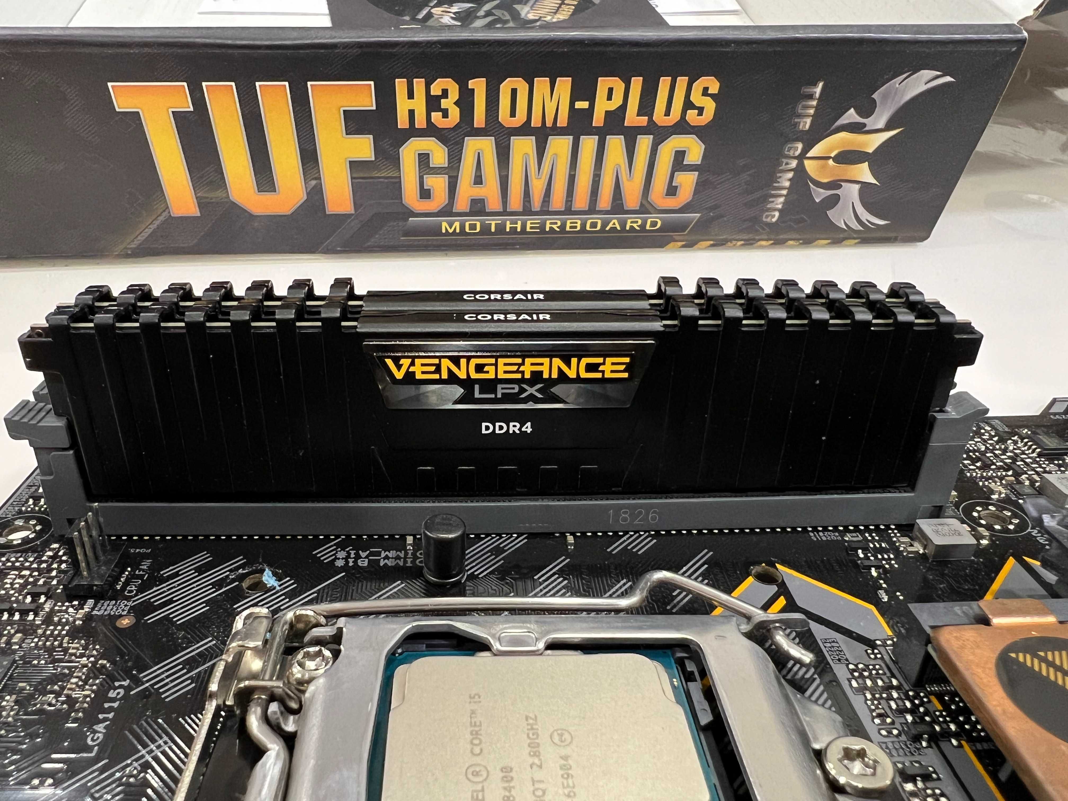 Компютър Intel i5-8400, 2x16GB DDR4, ASUS TUF H310M, може и на части