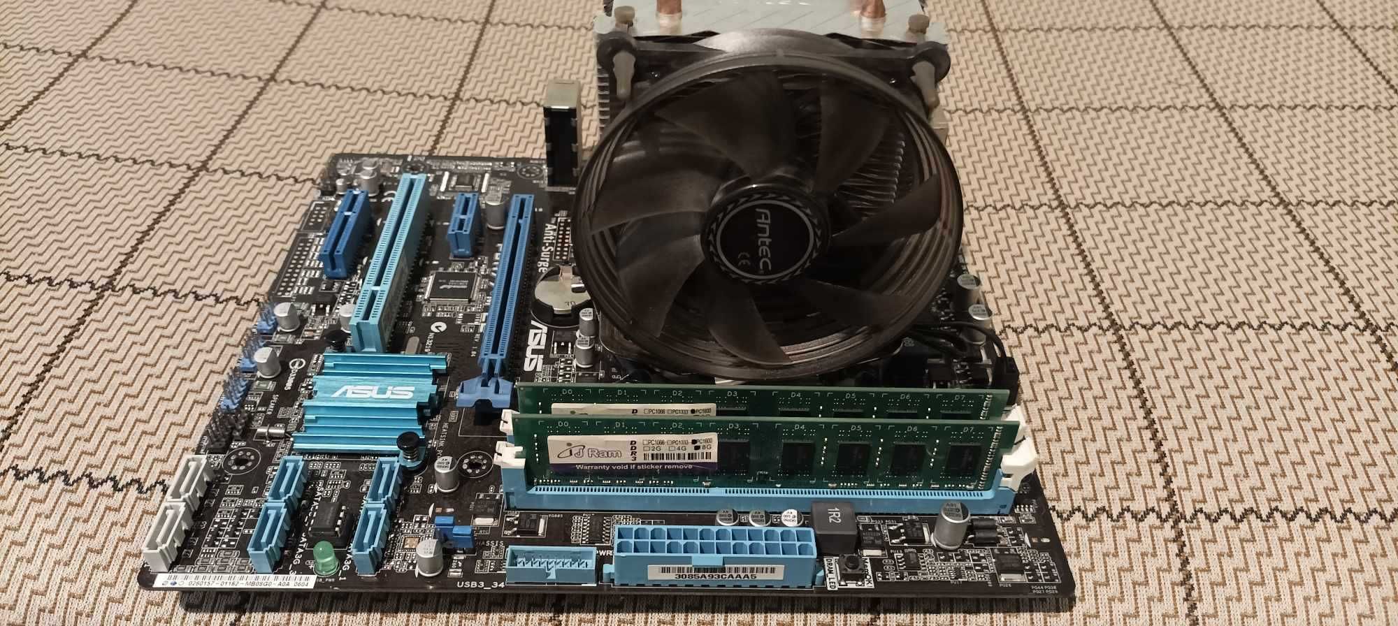 Дъно, процесоор, охлаждане, рам MoBo CPU Cooler RAM