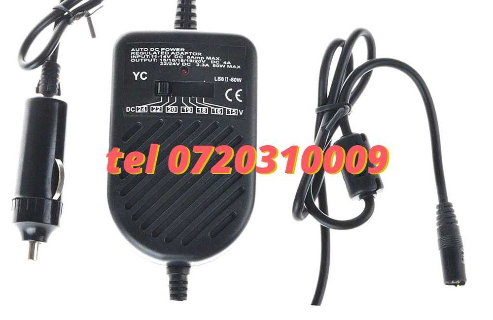 Incarcator Universal De Masina Auto Dc Adaptor Alimentare Notebook La