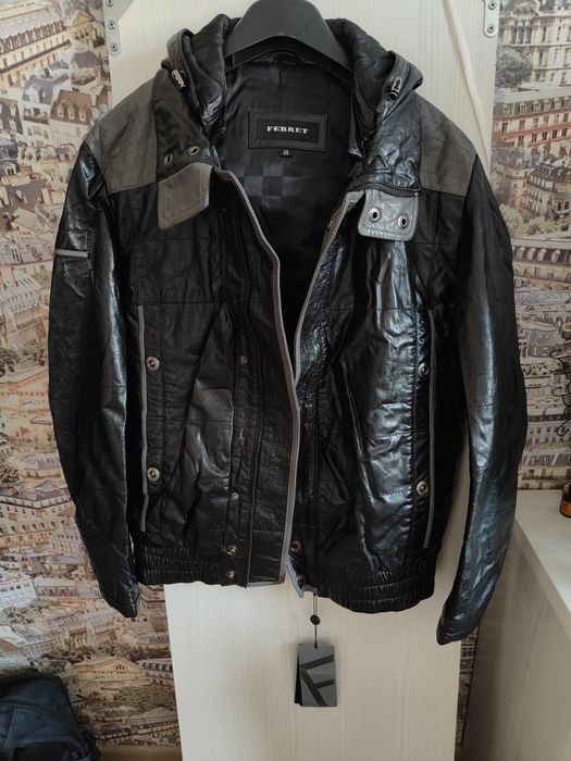 Куртка мужская  кожаная