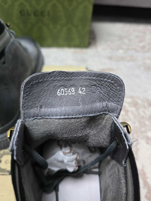 Ghete Gucci Gri ~ Marimea 42 ~ Nou