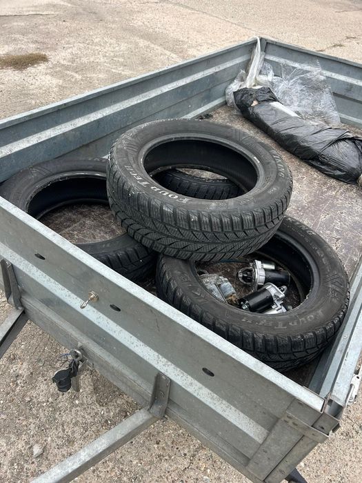 3 seturi 14 și 16 Anvelope vara Dunlop DOT2025 1000km+Hankkok iarna 22