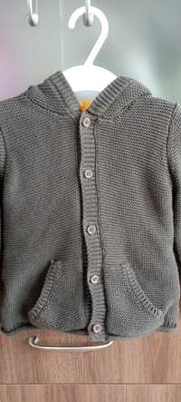 Jacheta tricotata gri unisex marca lupilu măsura 86/92