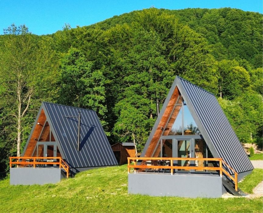 Producator cabane Aframe si tip Casa la cheie