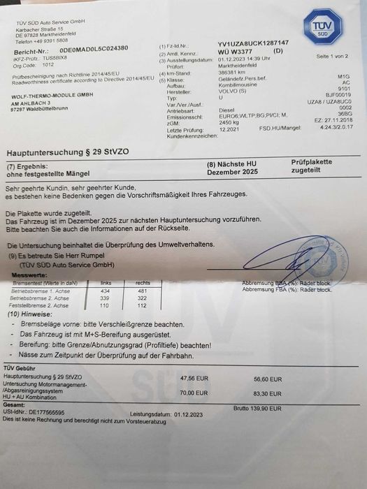 Volvo XC 60  Inscription