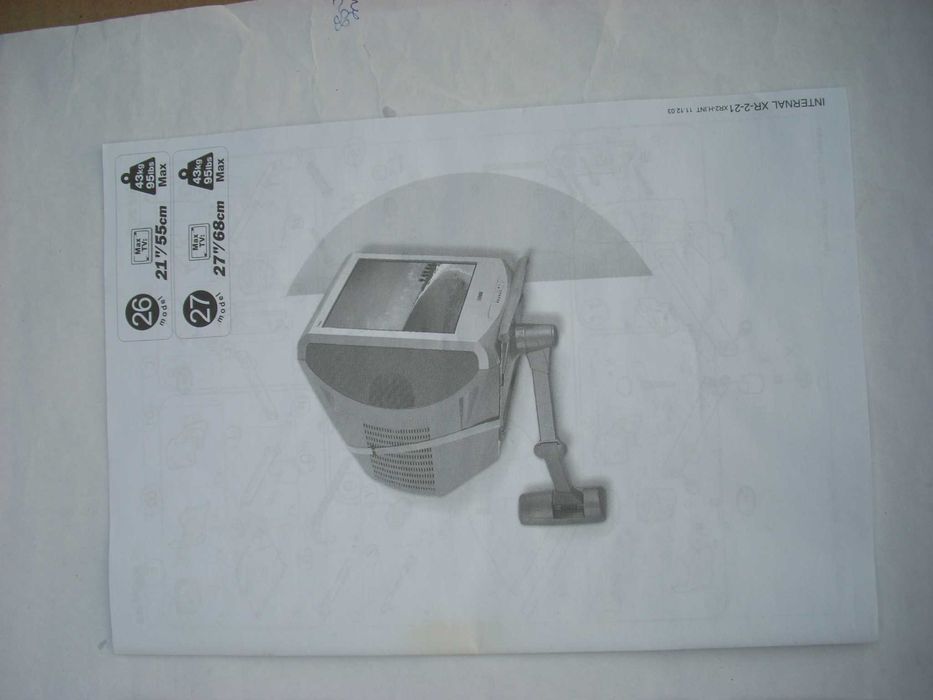 Suport de Televizor Mural Orientabil, cu minim 4 Grade de Libertate-M2