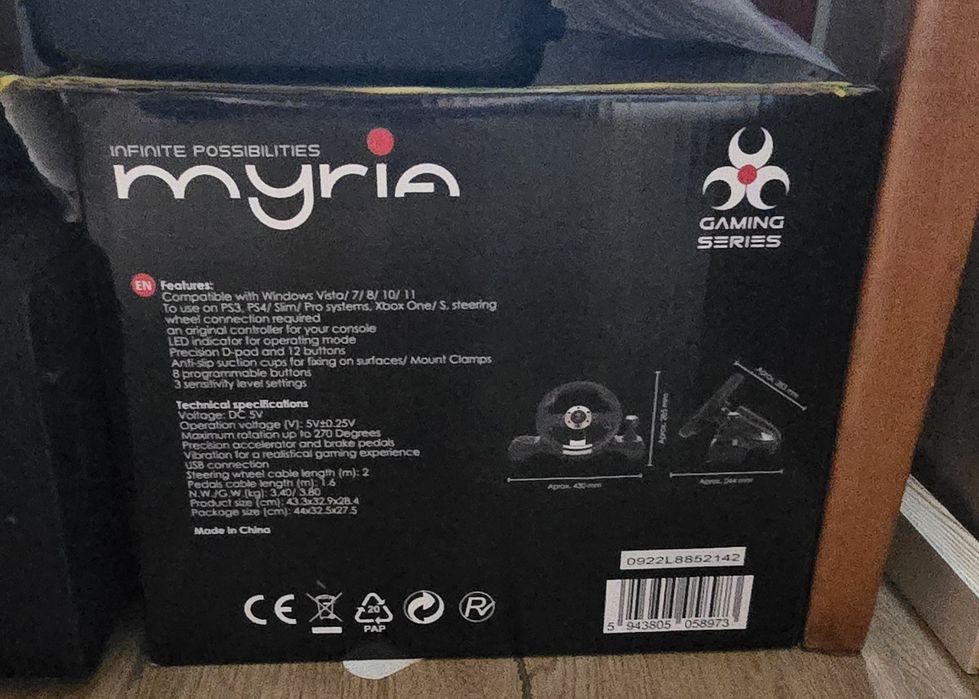 Vând volan gaming Myria