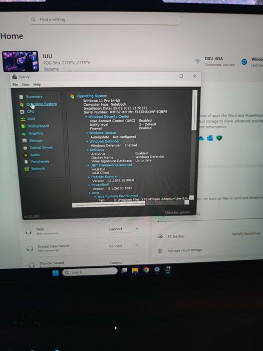 De vânzare* Laptop GAMING Asus ROG STRIX G713PV-LL037