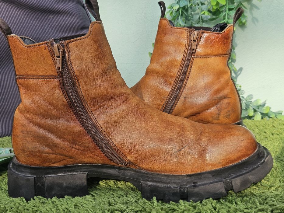 Bugatti ботуши от кожа N41