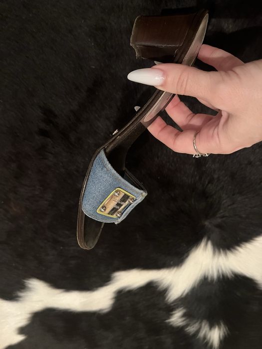 Sandale originale D&G denim marime 37