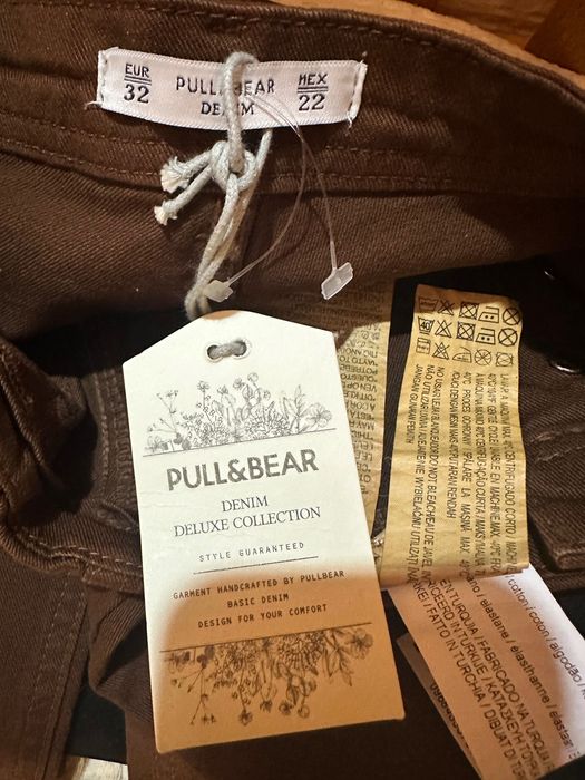 Кафяв панталон Pull & Bear