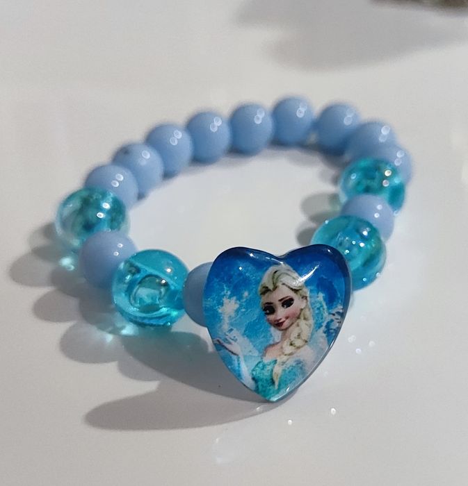 Рокля на Елза от Фроузън с два подаръка светещ ластик и корона