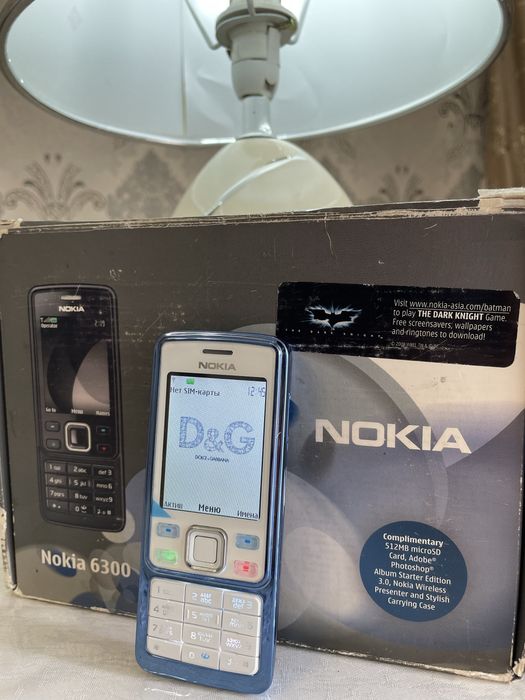 Продам Nokia 6300 Blue & White Dolce & Gabban