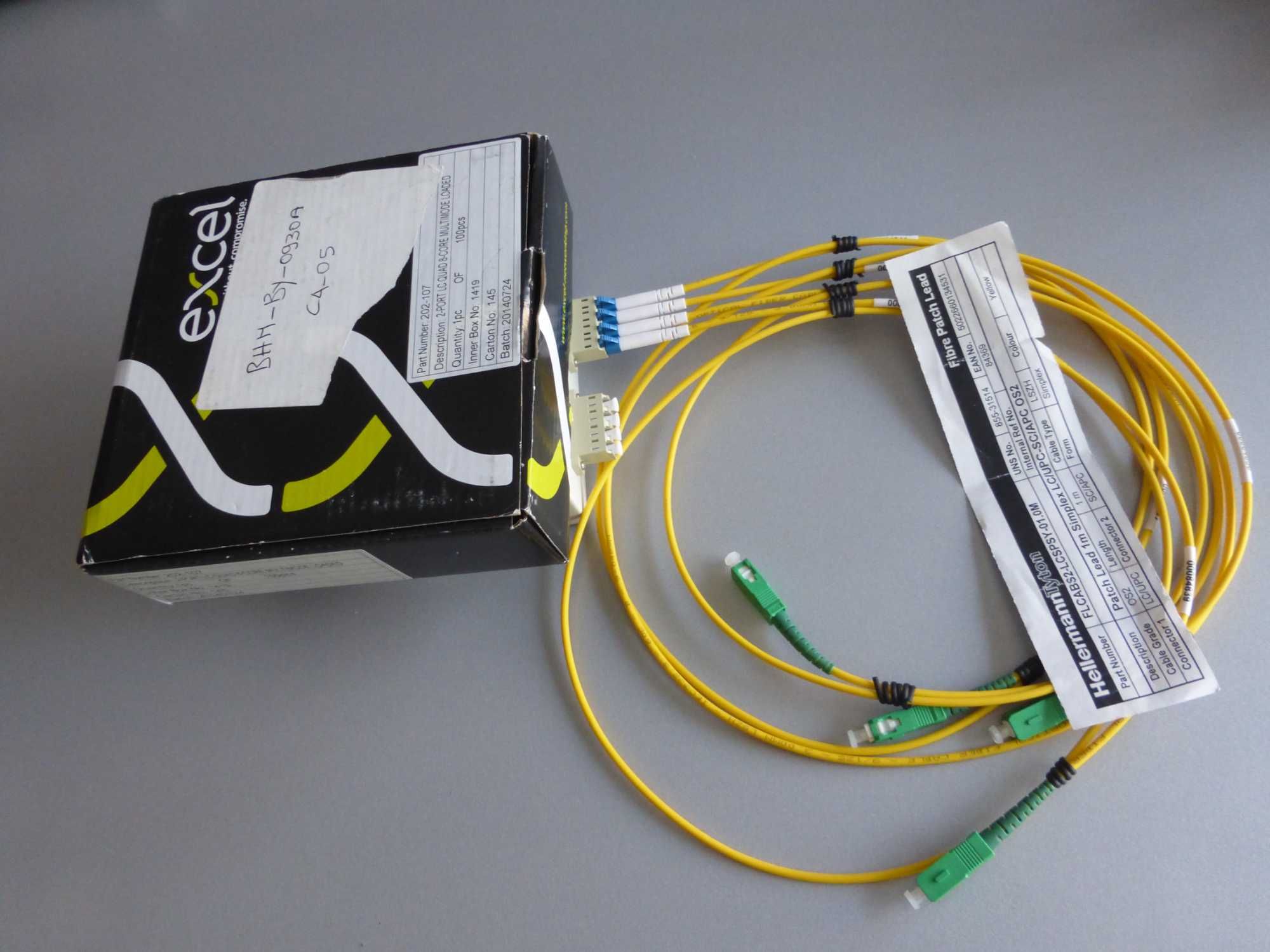 Кутия за инсталация на оптичен кабел  LC PatchBox - 2 Port Quad 8-Core