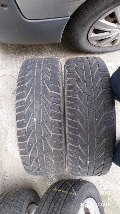Vând 4 roti R16,  5x114,3, Mitsubishi 205/55 R16 Jante BORBEIT