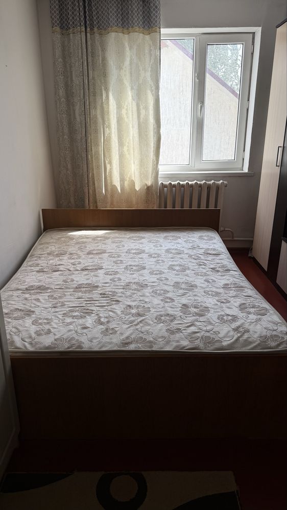 2 адамдық төсек+ матраспен( кровать+ матрас)
