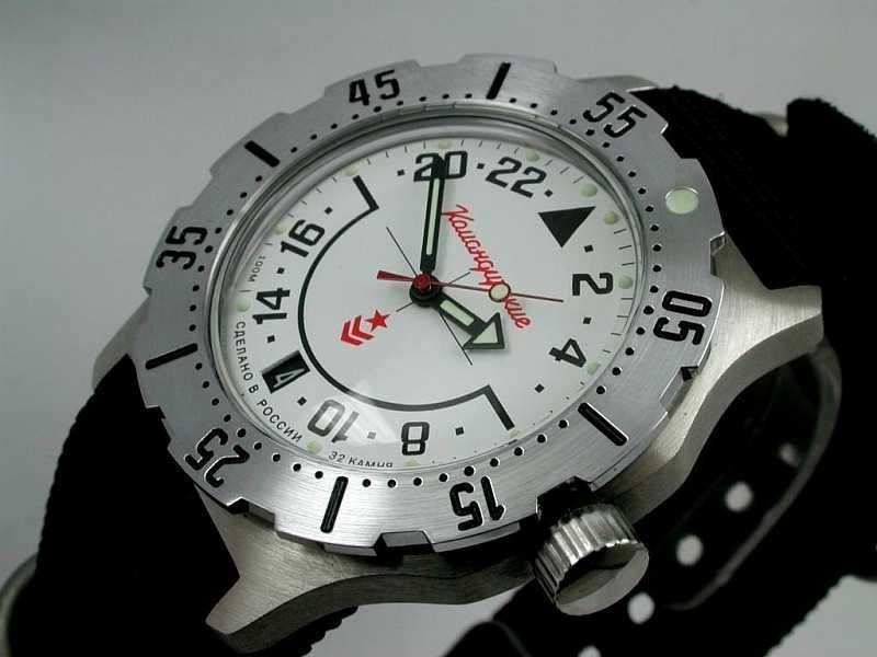 Руски автоматичен часовник VOSTOK KOMANDIRSKIE 24 часов