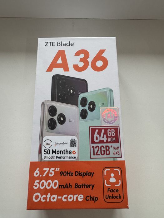 ZTE blade A36 новый