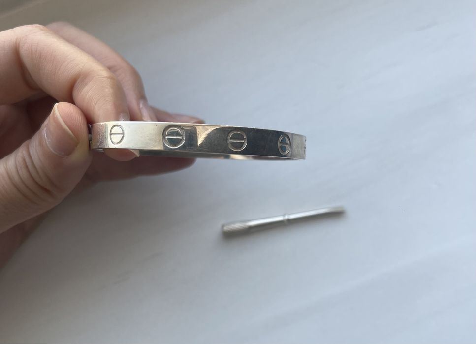 Серебряный браслет картье украшения ювелирные изделия серебро