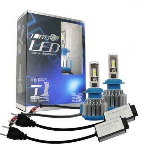 Set becuri H7 / H4 LED  80w Canbus 8000LM