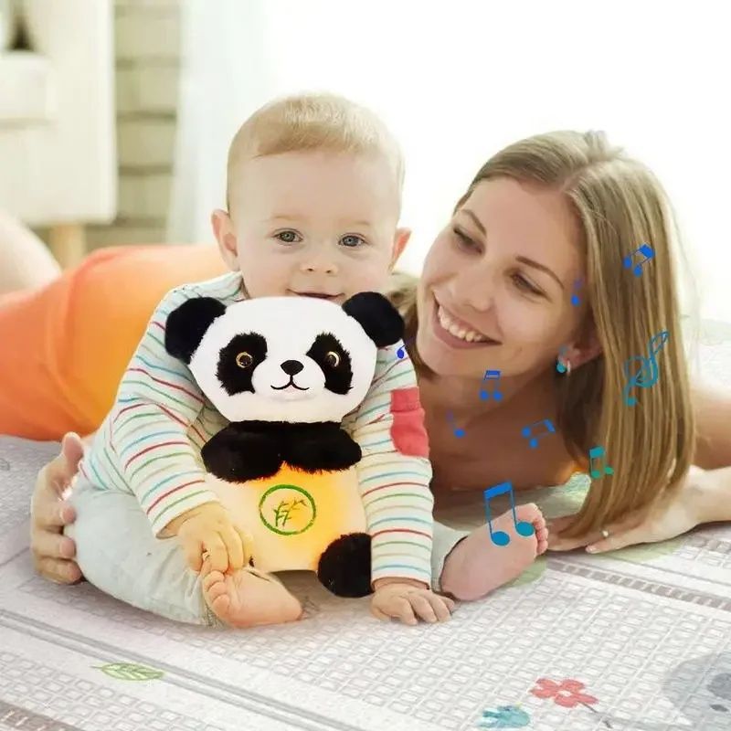 Интерактивна дишаща плюшена Панда, Дишаща играчка Панда Panda