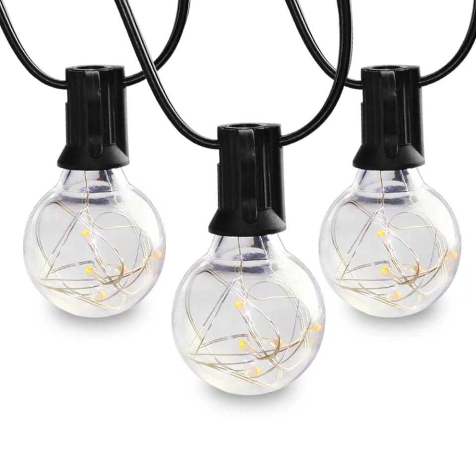 Ghirlandă Luminoasă 11.7 M, cu 30 Becuri LED cu 3 becuri de rezerva