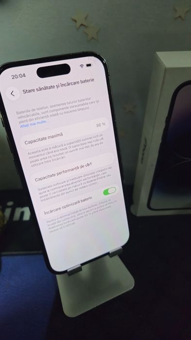 iPhone 14 Pro 128GB Baterie:86%.Preṭ fix!