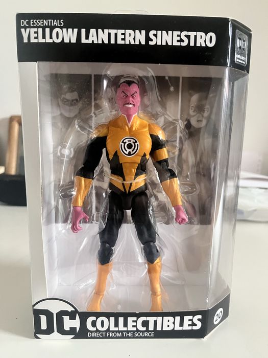 DC Essentials Yellow Lantern Sinestro Action Figure