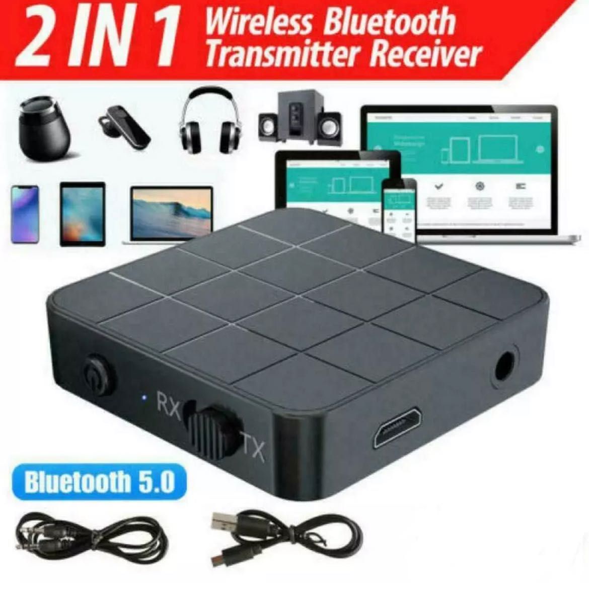 Oferta Bluetooth 5.0 Receiver si Transmitter 2in1 AUX HI-FI Nou