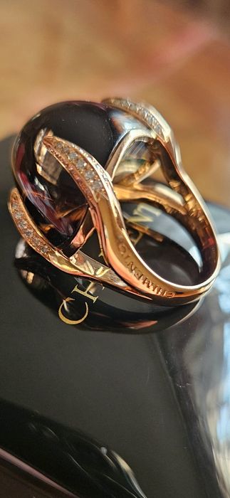 Бренд CHIMENTO оригинал. Золотое кольцо 750 пробы с бриллиантами.