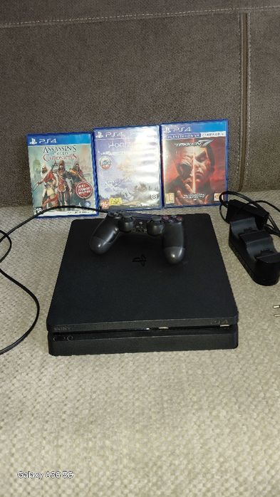 Продам ps 4 + телевизор