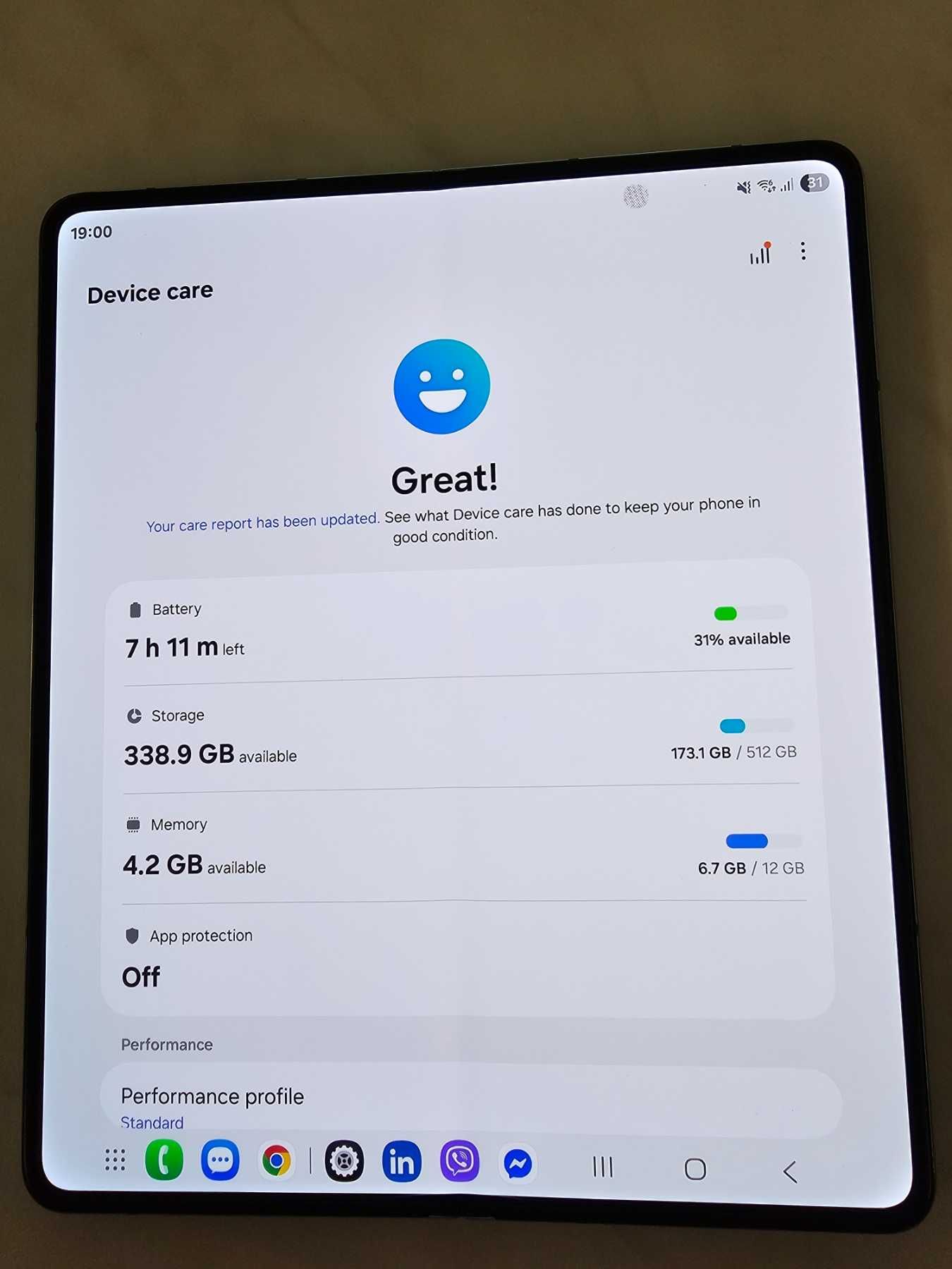 Samsung Galaxy Z fold 5 Ice Blue 512 gb + ГАРАНЦИЯ + 4 кейса подарък