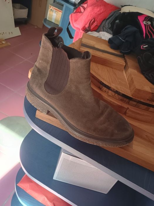 Ghete Ecco Chelsea Piele Întoarsa CrepeTray 44