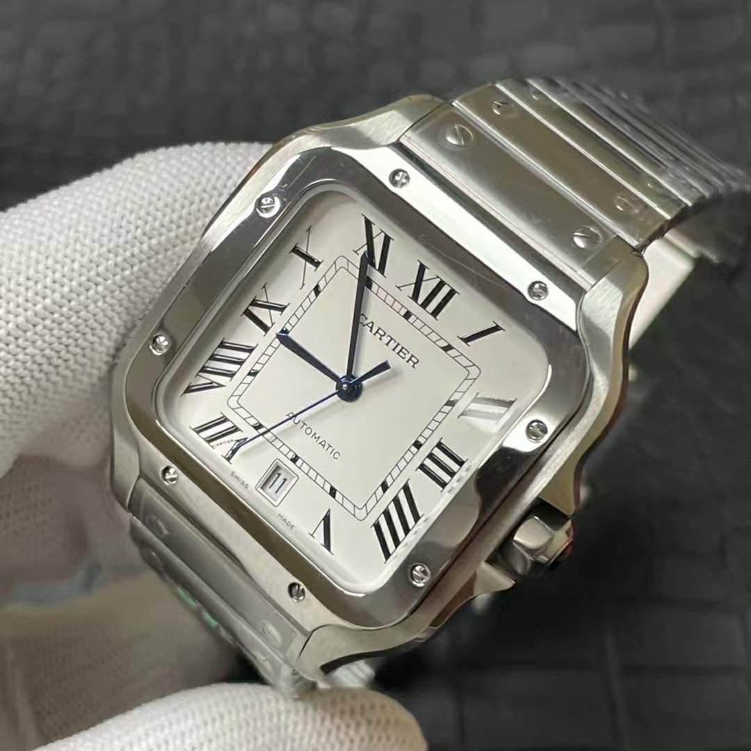 Cartier Santos 100XL Argintiu
