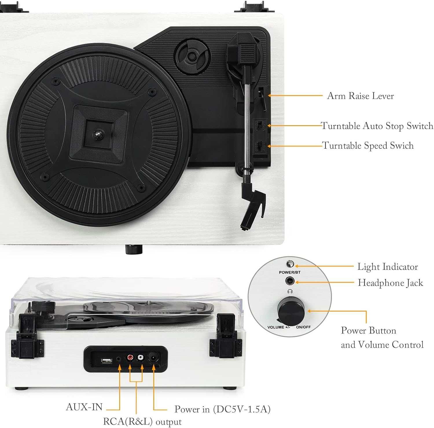 Грамофон Udreamer UD001 с Bluetooth