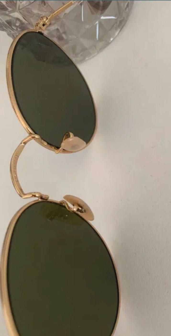 Ray Ban metal round