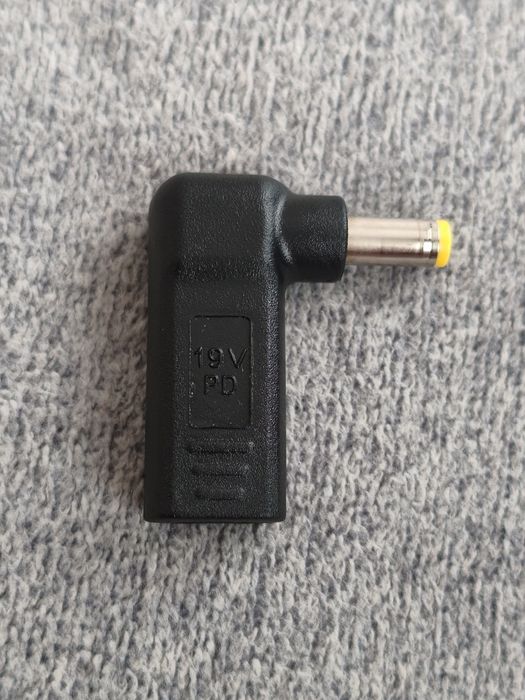 USB-C la DC 19V 5.5x2.5mm – Adapter Emulator PD 65W