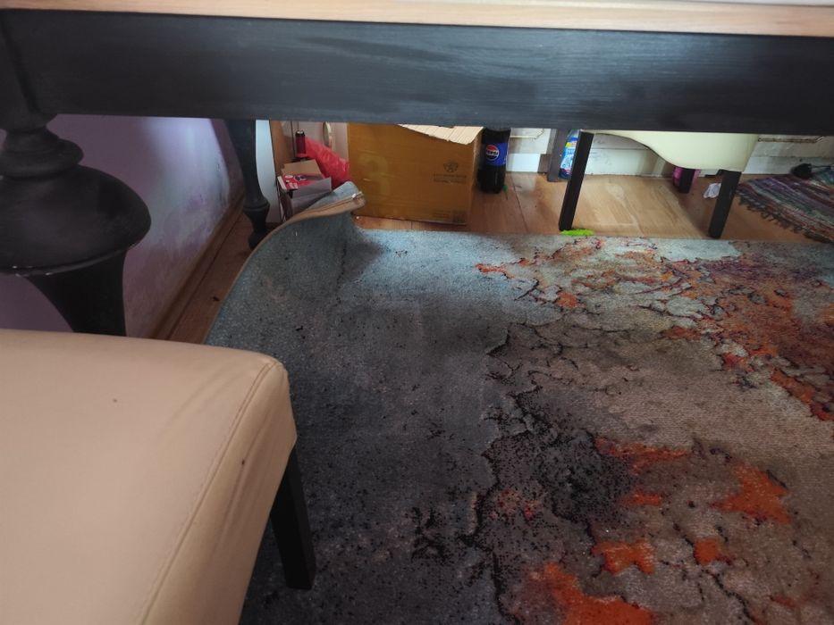 Килим в меланжирани цветове ползван